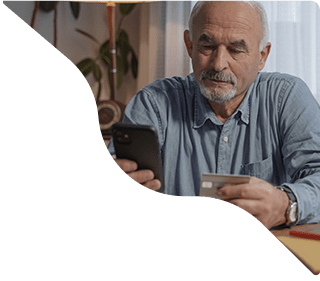 Elderly man having serious health discussion