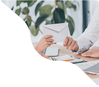 Two doctors discussing patient documents