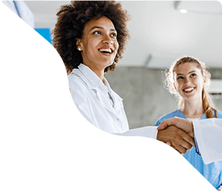 They shook hands warmly